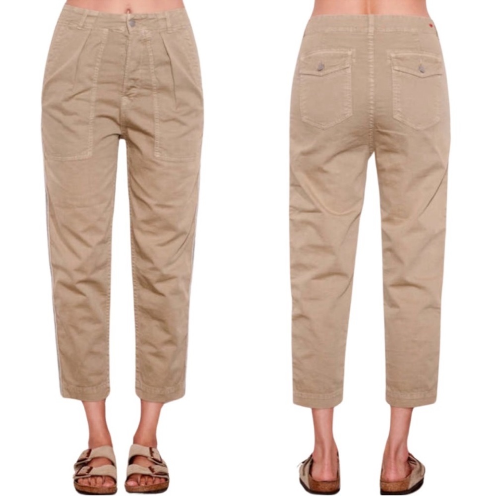Sundry Tan Pocket Pants with Trim Size 28